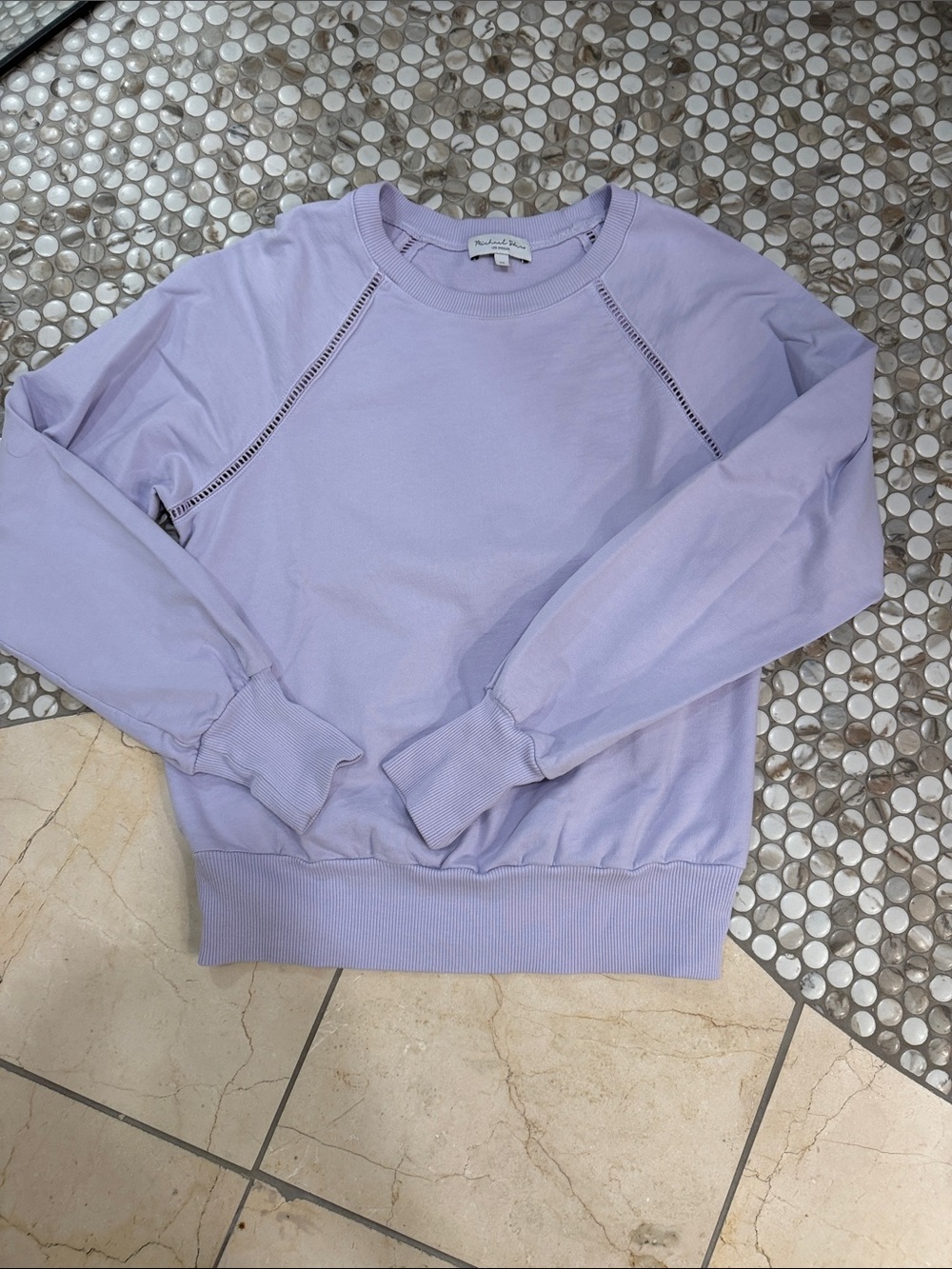 Michael Stars Lilac Crewneck Sweatshirt